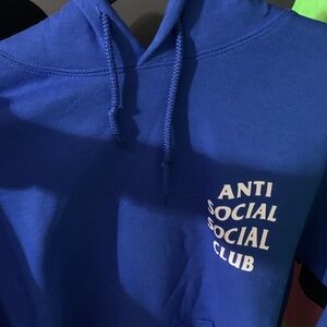 Anti Social Social Club Royal Blue Hoodie